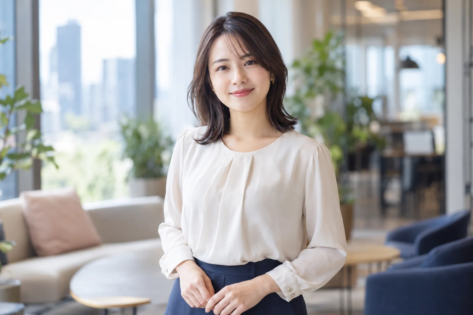 会社員女性を想定した働き方のイメージ